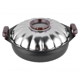  Non-stick  Japanese  fry pan -  With Strainer & Cover - 34 cm