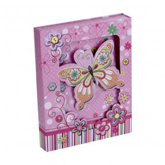 Diary notebook with lock