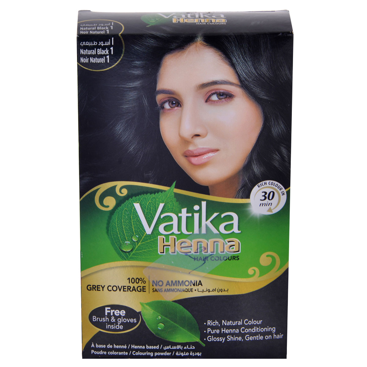 Vatika Henna Hair Dye - Natural black