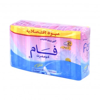 Fam comfort , cotton soft , Sanitary Pads  , 50  count