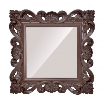 Wall mirror - Square - Strong plastic decorated frame