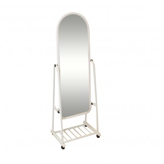 Mirror with wheels - white K320
