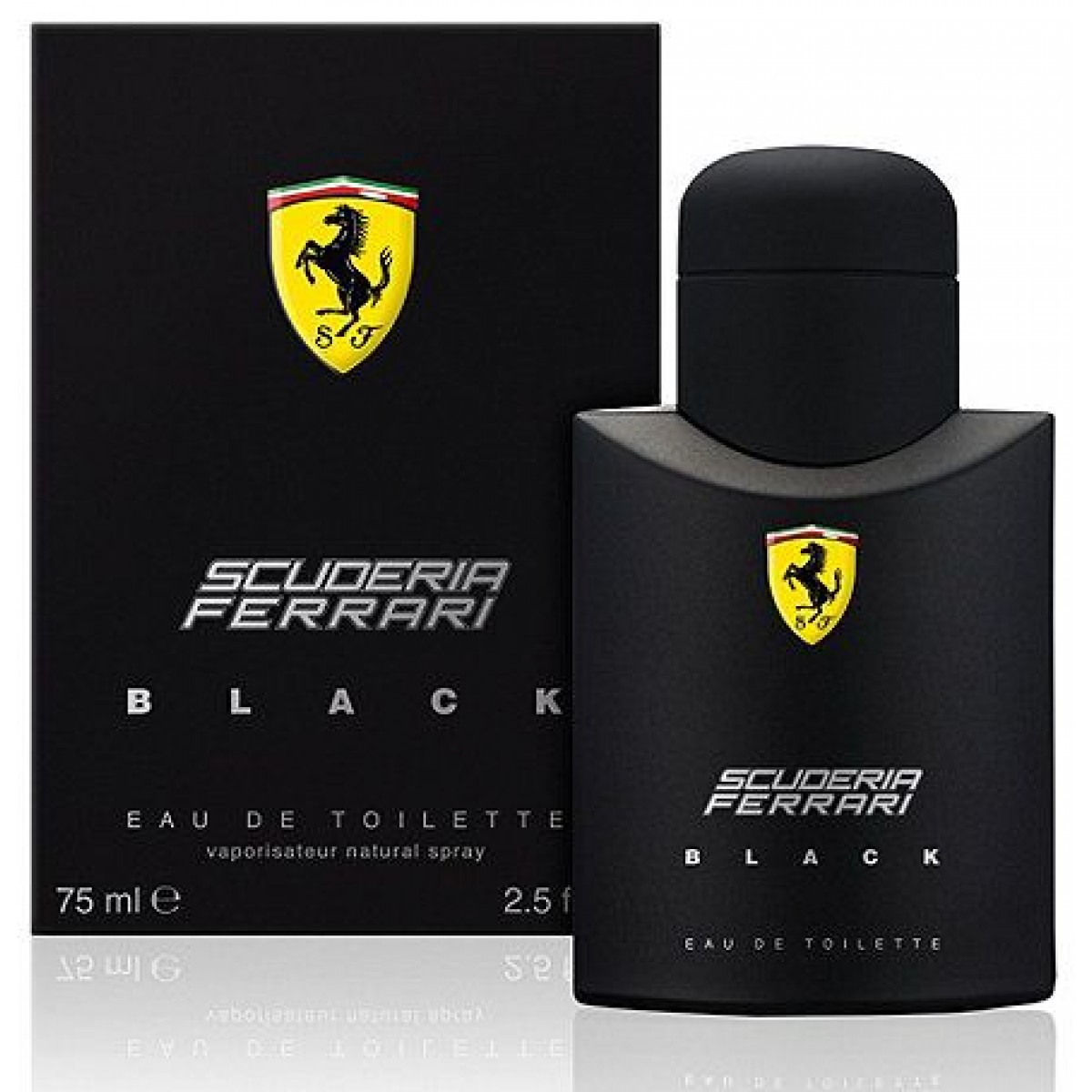 عطر فيراري سكوداريا بلاك للرجال 75 مل - او دي تواليت