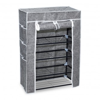 5-Shelf Canvas Shoe Cabinet - Multiple Colors - YM-14975