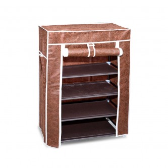 5-Shelf Canvas Shoe Cabinet - Multiple Colors -YM-14979