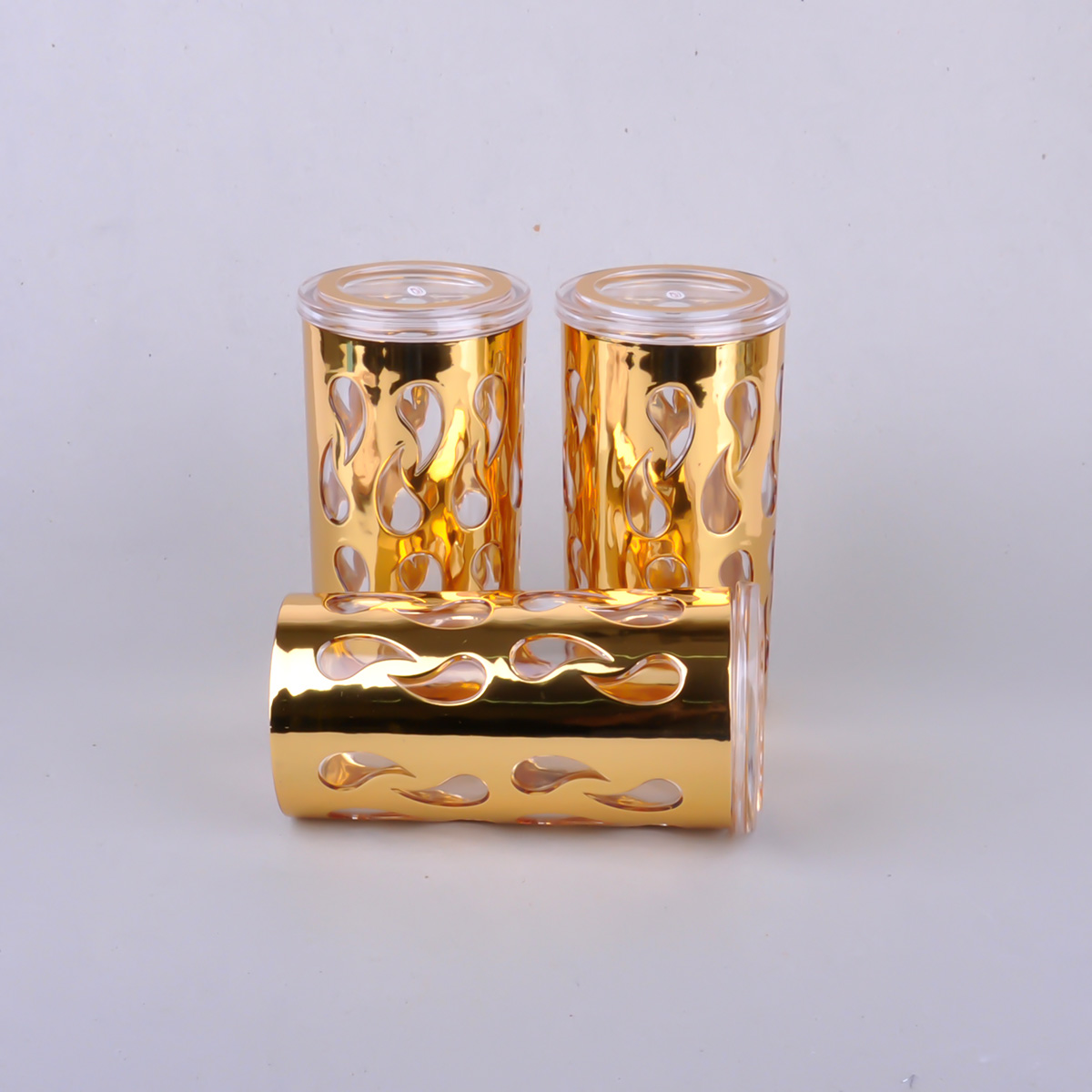 طقم علب بهارات اكليرك قطرات الماء (كبير) B195R