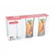 طقم كاسات زجاج 3 قطعة 340 مل MAS 8369 طقم كاسات زجاج 3 قطعة 340 مل MAS 8369