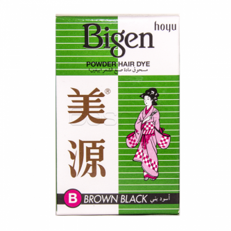 Bigen hair dye powder brown black 6 grams