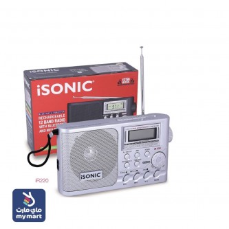Rechargeable radio with MP3 player, Isonic model IR 220