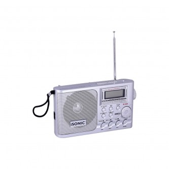 Rechargeable radio with MP3 player, Isonic model IR 220