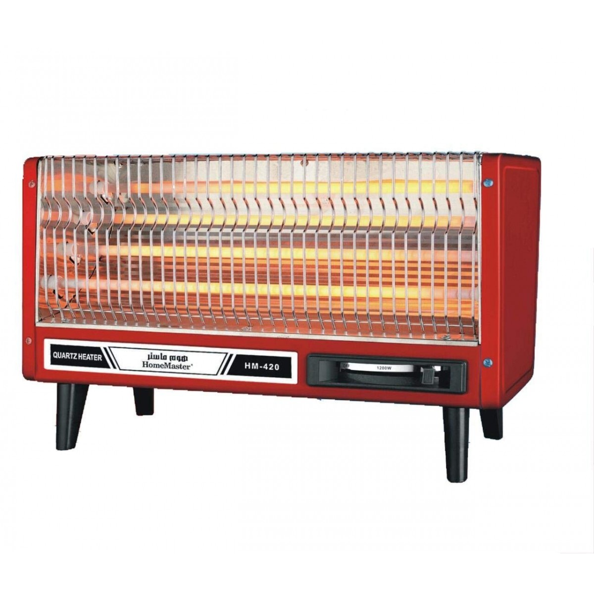 دفاية كهربائية هوم ماستر 4 عيون , 2400 واط , موديل HM-420