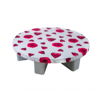 Round cork floor dining table, various colors, size 90 * 90 * 22 cm