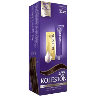 Koleston Hair Color 304/0 With Oil Replacement Medium Brown