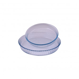 Borcam glass oven trays set 2 pieces No. 159022