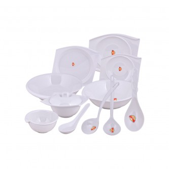 Dinnerware set, melamine extra, 68 pieces, number EX-66837