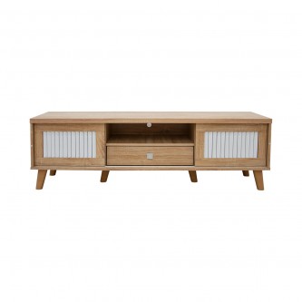 TV table with wooden shelves size 160 * 40 *50  cm Model TV-7036 