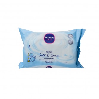 Nivea Baby Soft Cream Wipes, 63 Wipes