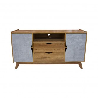 TV table with wooden shelves size 150 * 40 * 79 cm Model 1270367