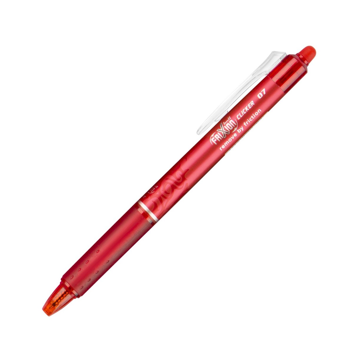 قلم جاف فريكسون بول من بايلوت  قابل للمسح   لون احمر  0.7 مم