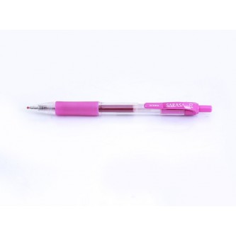 قلم حبر جل ساراسا من زيبرا 0.5 مم وردي