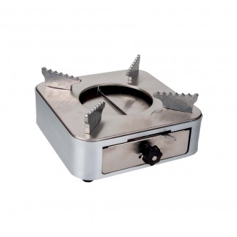 Heating base silver steel model 601096