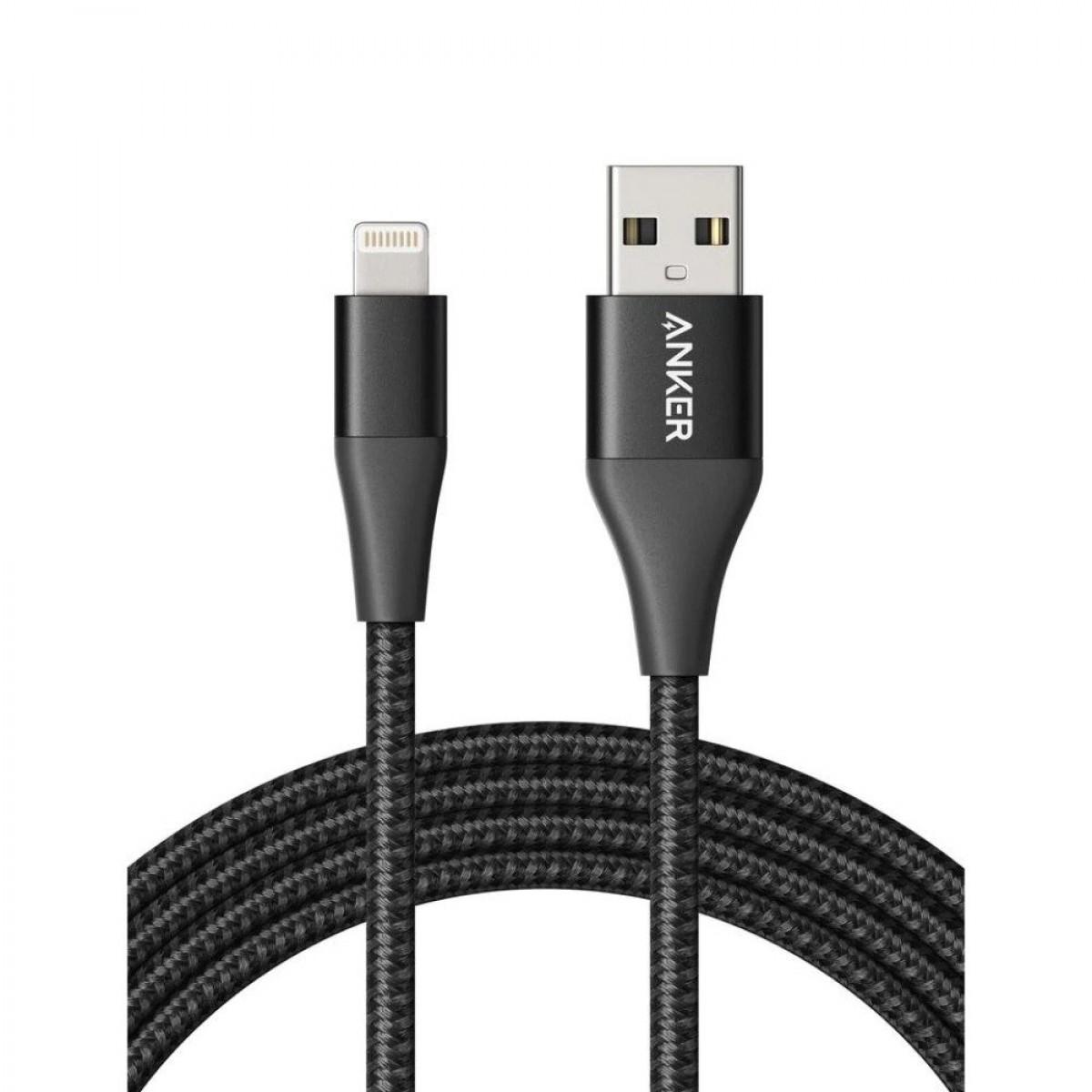 كيبل انكر باورلاين بلس من USB الى ايفون بطول 1.8متر اسود كيبل انكر باورلاين بلس من USB الى ايفون بطول 1.8متر اسود