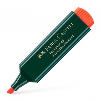 قلم تظهير فايبر كاستل برتقالي رقم 154815
