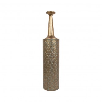 Metal Decorative Vase Gold 69 cm