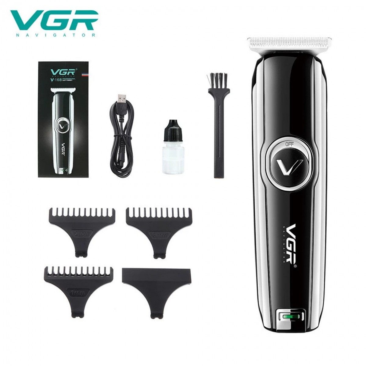 ماكينة حلاقة كهربائية لتشذيب اللحية قابل للشحن VGR موديل V-168 ماكينة حلاقة كهربائية لتشذيب اللحية قابل للشحن VGR موديل V-168