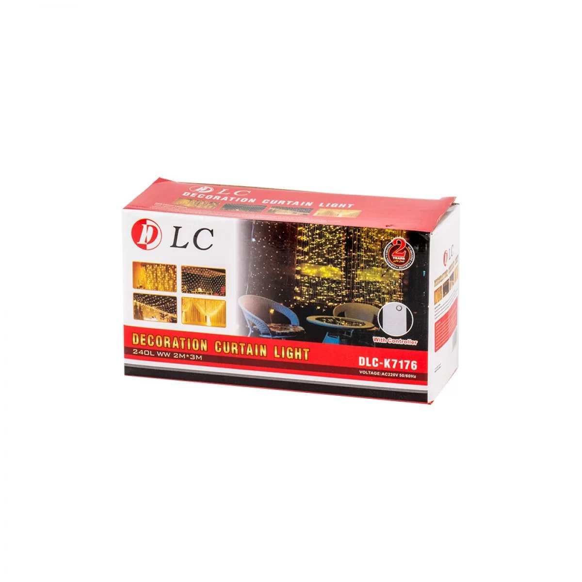 لمبات حبل زينة LED ستاره تعمل بالكهرباء بأضاءة صفراء DLC-K7176 لمبات حبل زينة LED ستاره تعمل بالكهرباء بأضاءة صفراء DLC-K7176