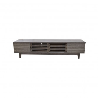 Wooden TV table with shelves 180 x 40 x 45 cm  