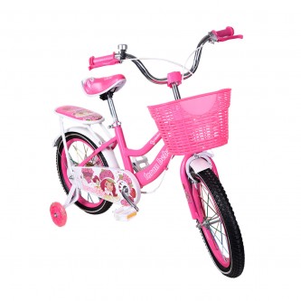 Iron Bike Size 14 Inch Pink/White