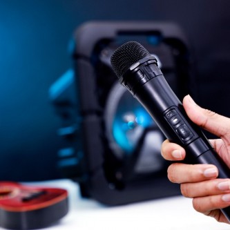 GEEPAS Rechargeable Speaker With Lighting GMS11189