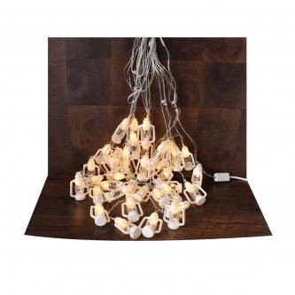 MM-7849 electric curtain rope lights, lantern shape