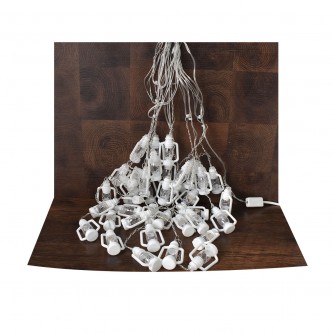 MM-7849 electric curtain rope lights, lantern shape