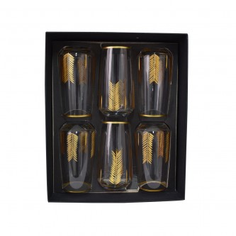 MKR-6345 set of 6 glass juice cups