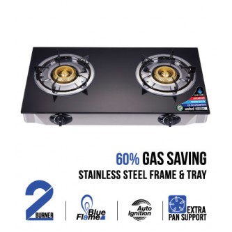 Sanford Glass Gas Stove 2 Burners Model SP5361GC