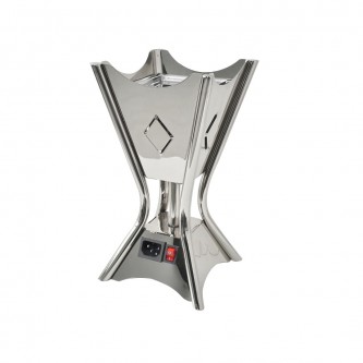 Electric Incense Burner, Steel Al Saif Al Sunbulah, Silver, Model E5311/LS