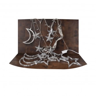 Ramadan Electric Ramadan Decoration Bulb transparent star and crescent shape AD-1-607
