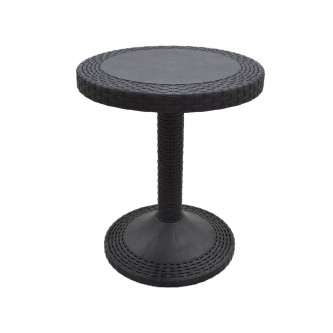 طاولة بلاستيك متعددة الاستخدام دائري بني موديل 110252