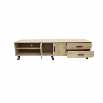 Wooden TV table with shelves 180 x 40 x 45 cm, beige TV-1803