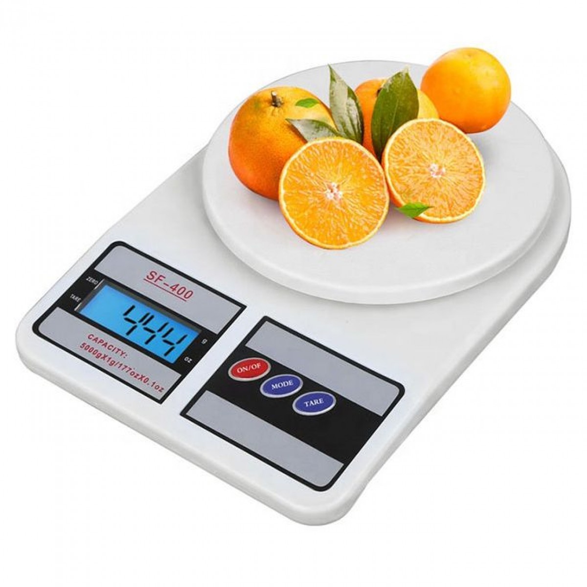 Digital electronic kitchen scale 10 kg white model SF-400