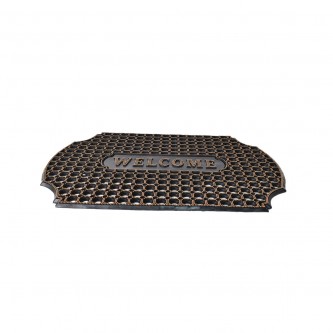 Door mat perforated rubber 87 x 56 cm, YM-40425