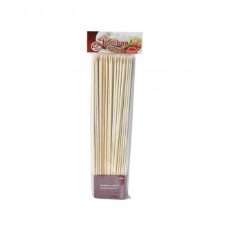 Wooden barbecue sticks 35 cm 100 pieces 128248