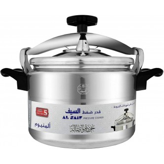 Aluminium Pressure Cooker - 6 liter - By Alsaif