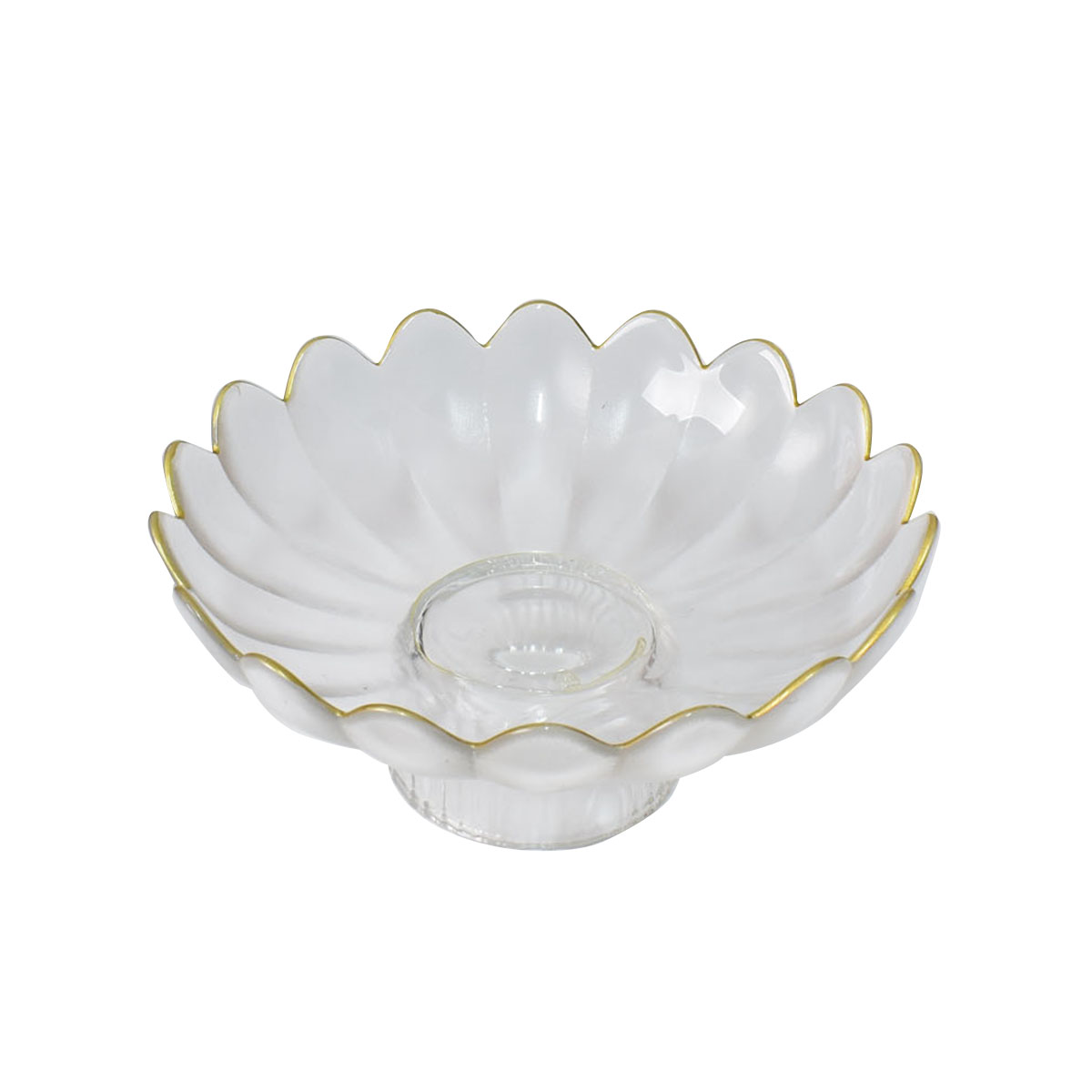 صحن تقديم زجاج صغير 15سم KX5325 صحن تقديم زجاج صغير 15سم KX5325