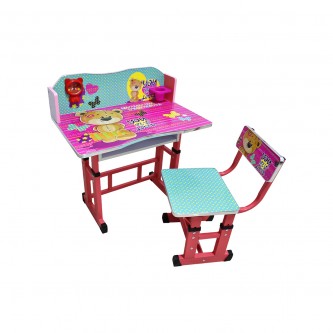 طقم طاولة اطفال مدرسية مع كرسي 36132-3