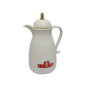White Reem plastic thermos, 1 liter, WL005