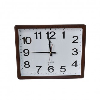 ساعة حائط بلاستيك مستطيل 45× 35سمYM-57715