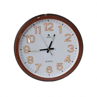 Round plastic wall clock, 43 x 43 cm, YM-57723